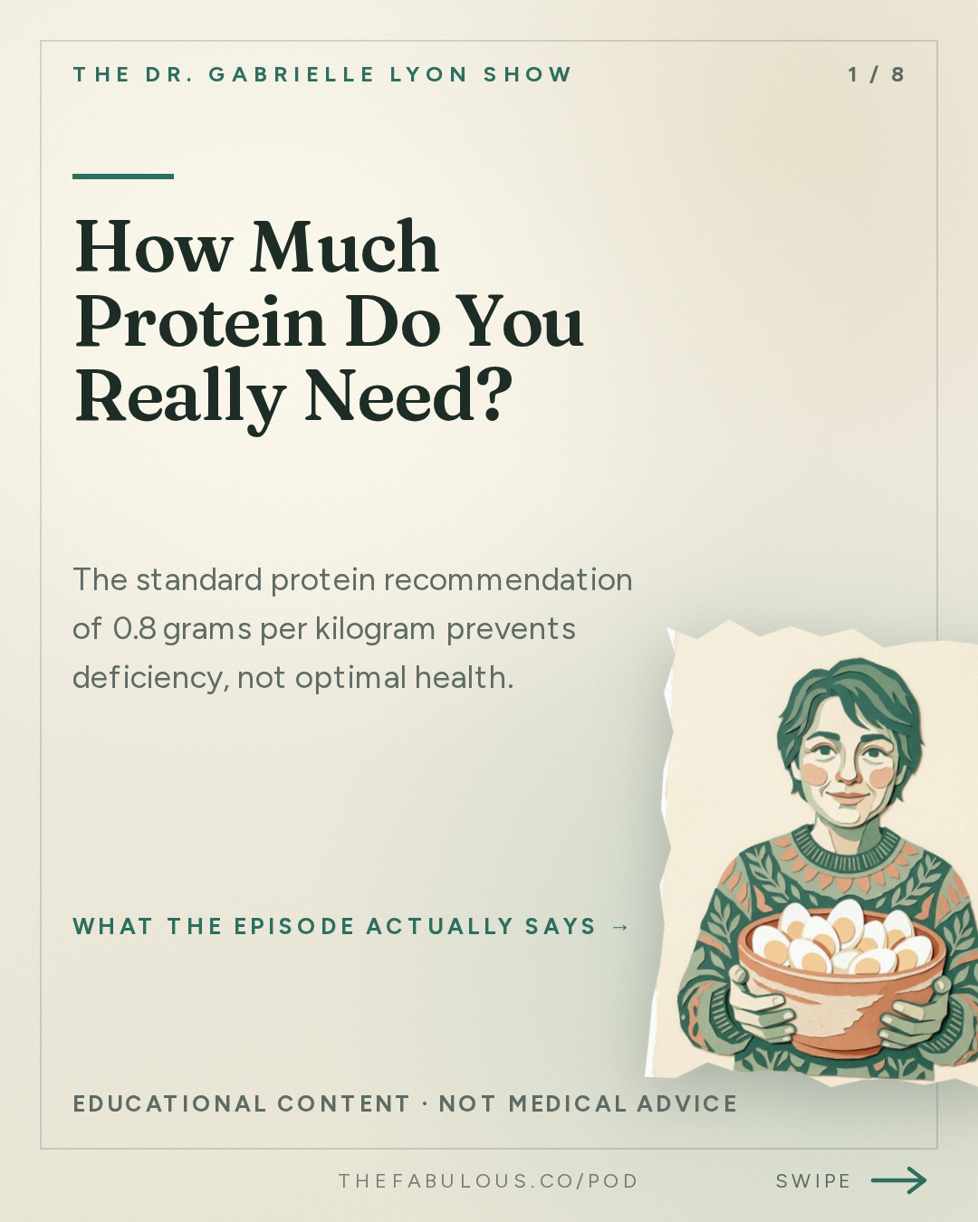How Much Protein Do You Really Need? — The Dr. Gabrielle Lyon Show: How Much Protein Do You Need? Top Scientists Still Disagree
