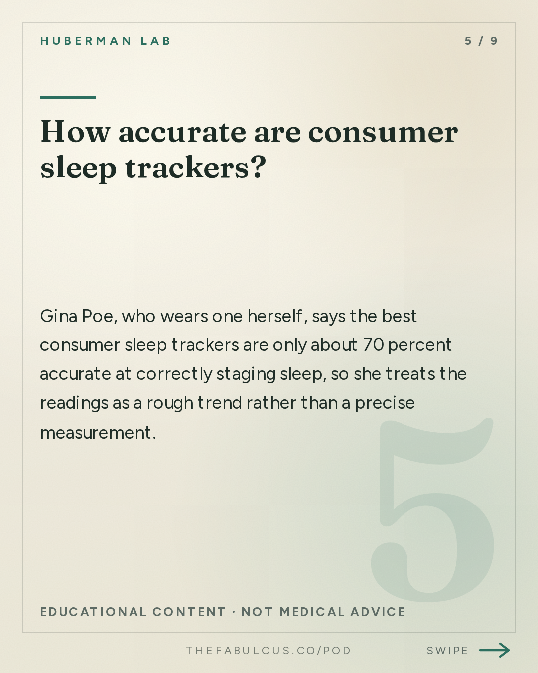 How accurate are consumer sleep trackers? — Huberman Lab: Essentials: Use Sleep to Enhance Learning, Memory & Emotional State | Dr. Gina Poe