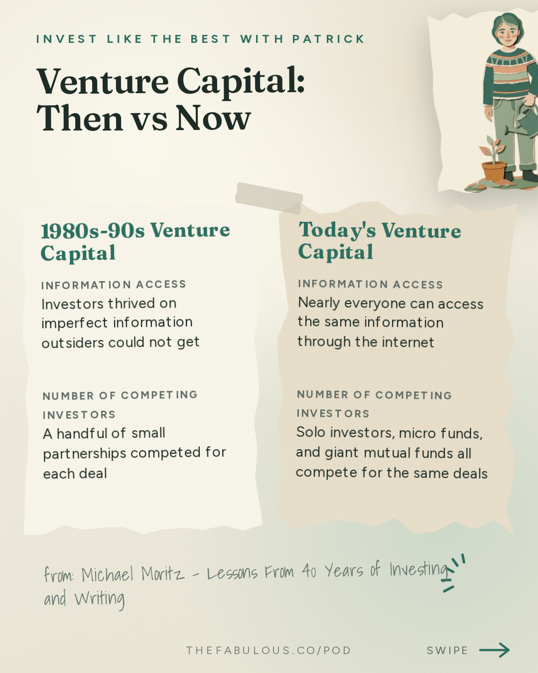 Venture Capital: Then vs Now — Invest Like the Best with Patrick O'Shaughnessy: Michael Moritz - Lessons From 40 Years of Investing and Writing - [Invest Like the Best, EP.491]