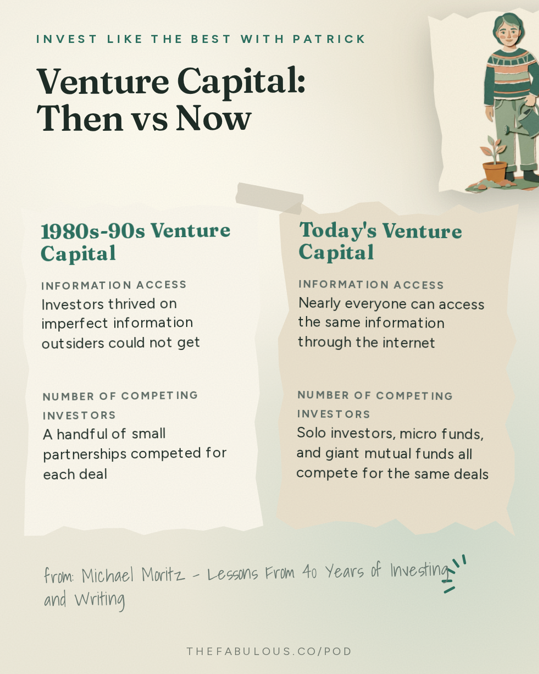 Venture Capital: Then vs Now — Invest Like the Best with Patrick O'Shaughnessy: Michael Moritz - Lessons From 40 Years of Investing and Writing - [Invest Like the Best, EP.491]