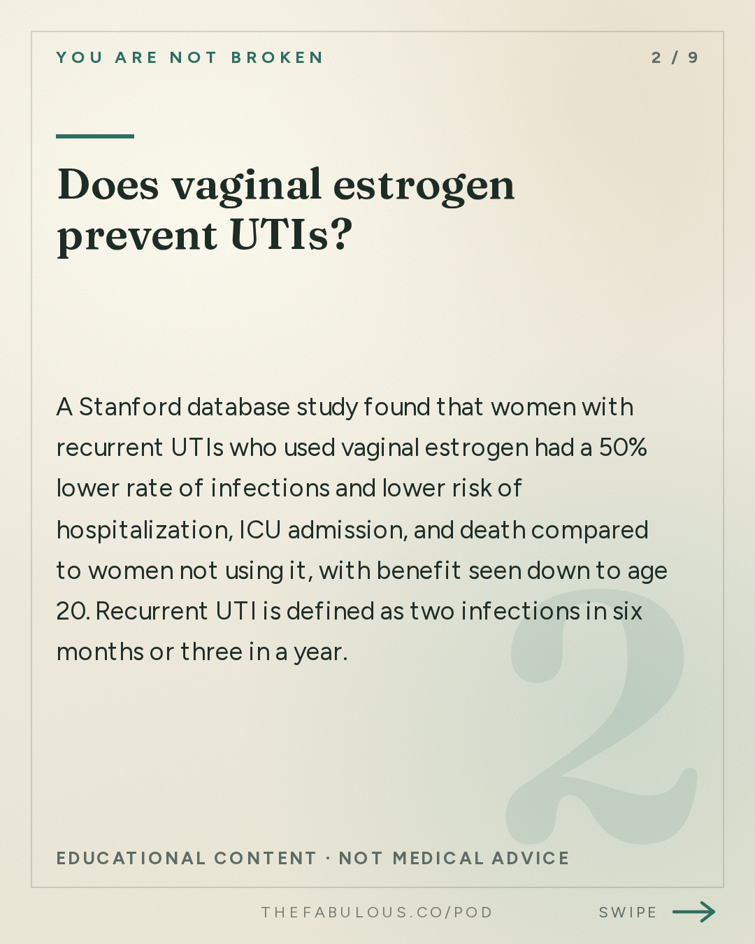 Does vaginal estrogen prevent UTIs? — You Are Not Broken: 389. Vaginal Estrogen and DHEA: What Works, Who It Helps, and Why the Myths Need to Die