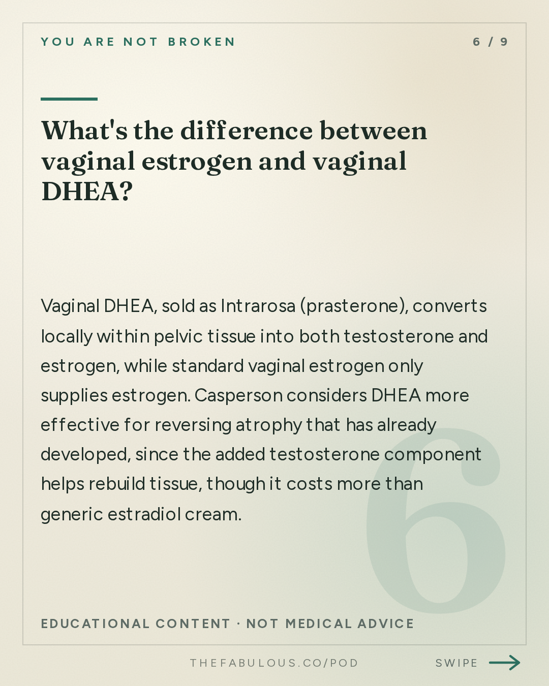 What's the difference between vaginal estrogen and vaginal DHEA? — You Are Not Broken: 389. Vaginal Estrogen and DHEA: What Works, Who It Helps, and Why the Myths Need to Die