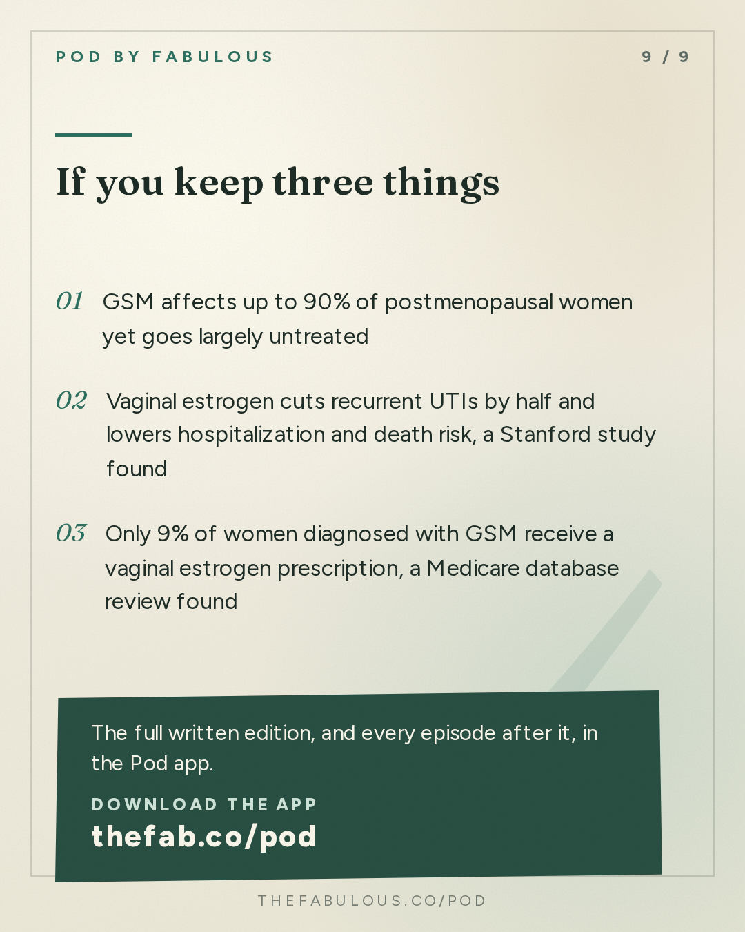 If you keep three things — You Are Not Broken: 389. Vaginal Estrogen and DHEA: What Works, Who It Helps, and Why the Myths Need to Die