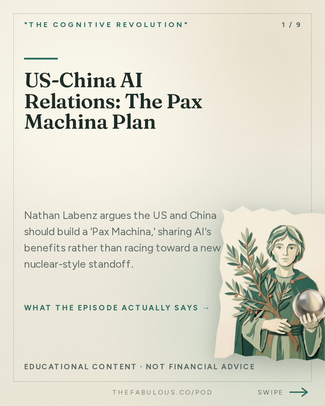 US-China AI Relations: The Pax Machina Plan — "The Cognitive Revolution" : Nathan Goes to China #3: US-China Relations, the Art of the AI Deal & the Road to Pax Robotica