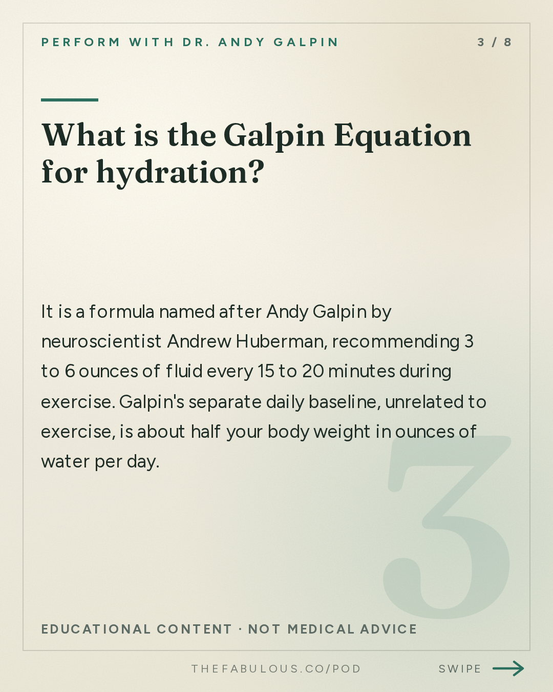What is the Galpin Equation for hydration? — Perform with Dr. Andy Galpin: The Fundamentals of Nutrition, Hydration & Performance Fueling