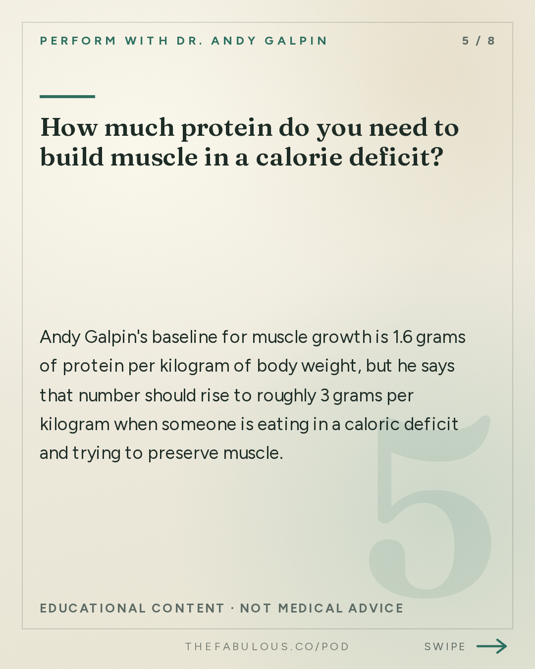 How much protein do you need to build muscle in a calorie deficit? — Perform with Dr. Andy Galpin: The Fundamentals of Nutrition, Hydration & Performance Fueling