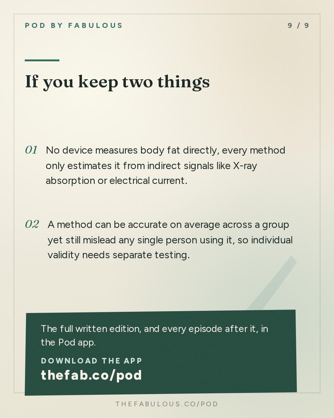 If you keep two things — Sigma Nutrition Radio: #622: Body Composition Testing: Methods & Interpretation – Prof. Grant Tinsley