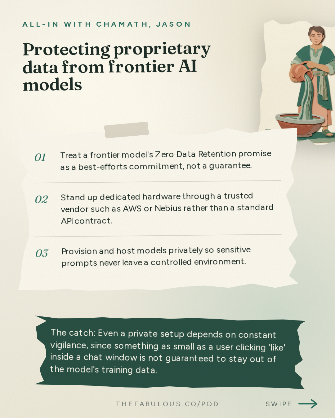 Protecting proprietary data from frontier AI models — All-In with Chamath, Jason, Sacks & Friedberg: AI Kills Everybody or Doomer Psyop? OpenAI's Math Breakthrough, Nike's $200B Collapse