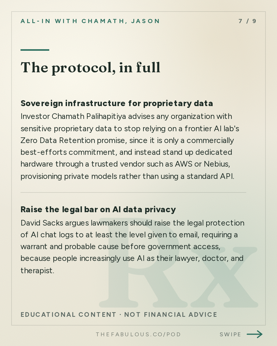 The protocol, in full — All-In with Chamath, Jason, Sacks & Friedberg: AI Kills Everybody or Doomer Psyop? OpenAI's Math Breakthrough, Nike's $200B Collapse