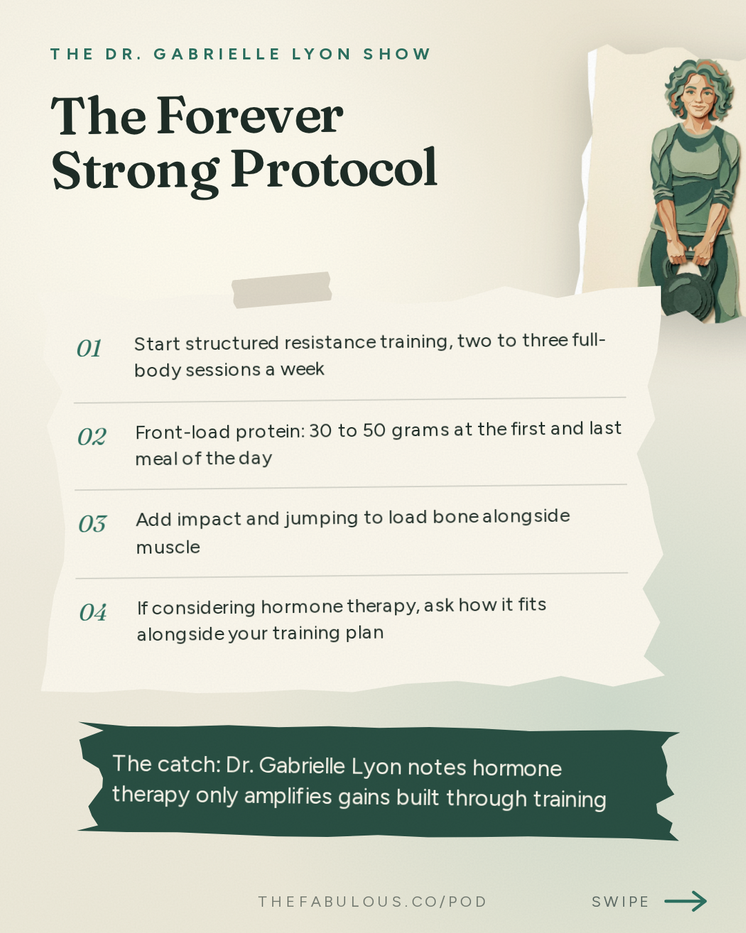 The Forever Strong Protocol — The Dr. Gabrielle Lyon Show: Is It Too Late to Build Muscle in Menopause? No. Here's What the Studies Show