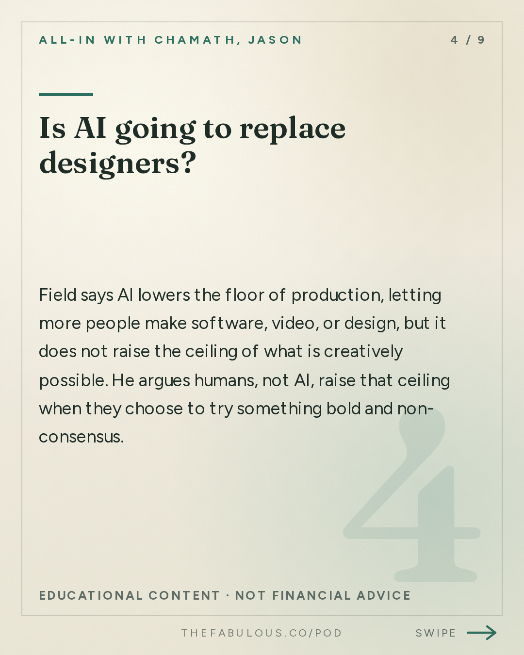 Is AI going to replace designers? — All-In with Chamath, Jason, Sacks & Friedberg: Dylan Field: Is AI Replacing Designers?, Design is the New Code & Democratizing Creativity