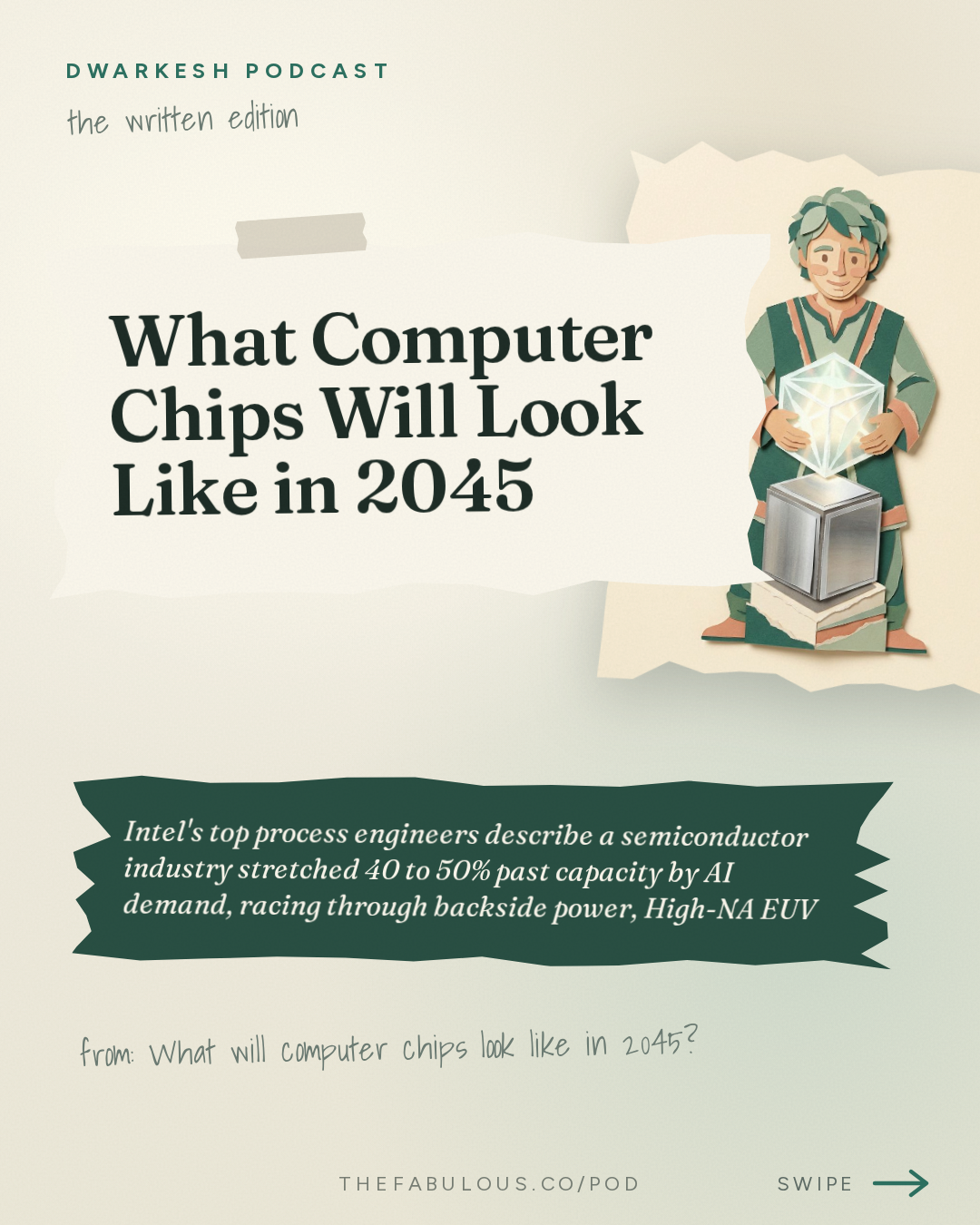 What Computer Chips Will Look Like in 2045 — Dwarkesh Podcast: What will computer chips look like in 2045?