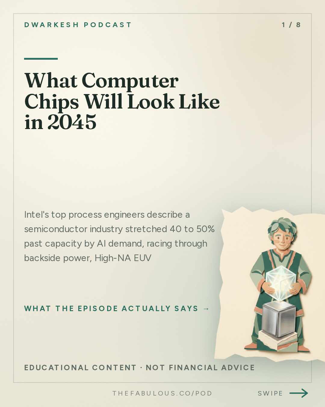 What Computer Chips Will Look Like in 2045 — Dwarkesh Podcast: What will computer chips look like in 2045?