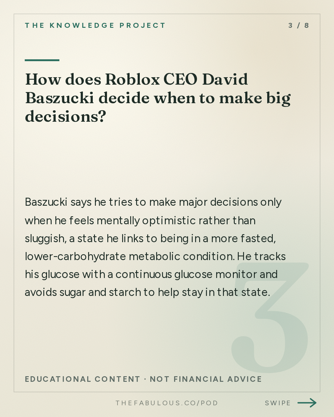 How does Roblox CEO David Baszucki decide when to make big decisions? — The Knowledge Project: Roblox CEO: How to Make Better Decisions by Fixing Yourself First