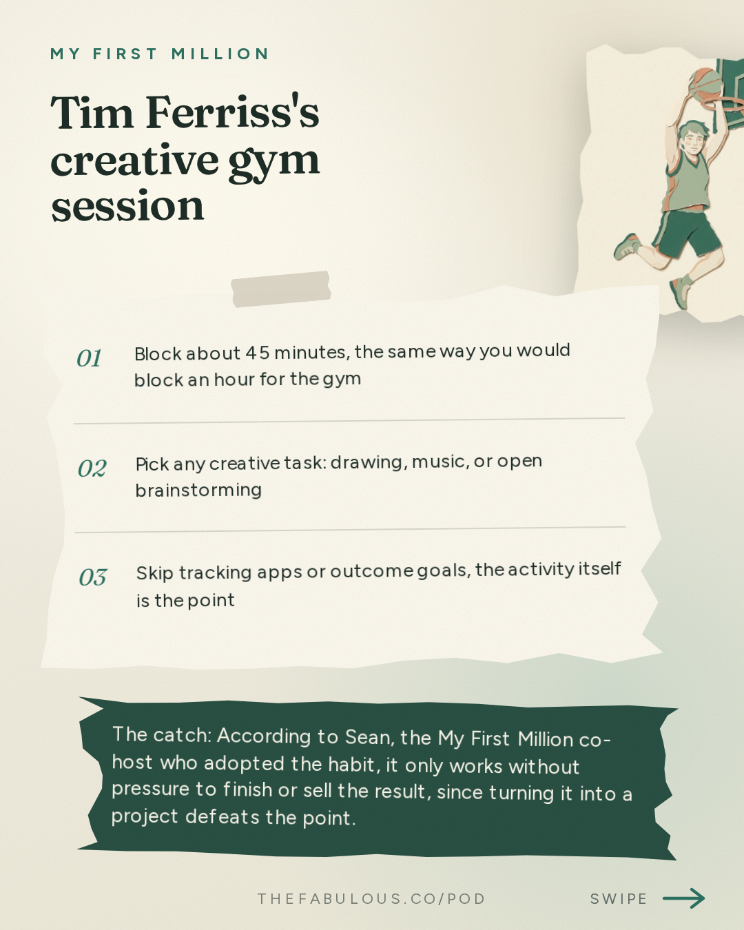 Tim Ferriss's creative gym session — My First Million: We spent 8 hours finding the best stuff on X. Here it is.