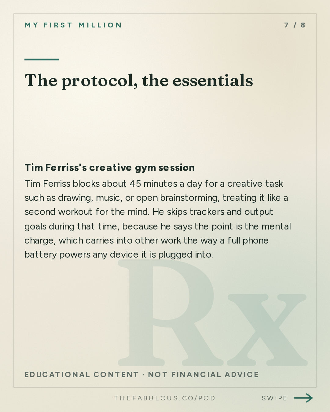 The protocol, the essentials — My First Million: We spent 8 hours finding the best stuff on X. Here it is.