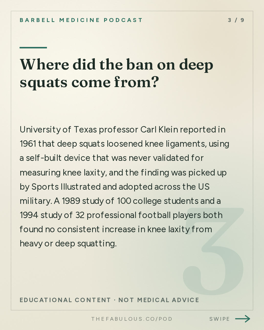 Where did the ban on deep squats come from? — Barbell Medicine Podcast: Where did the advice to not lift heavy weights come from?