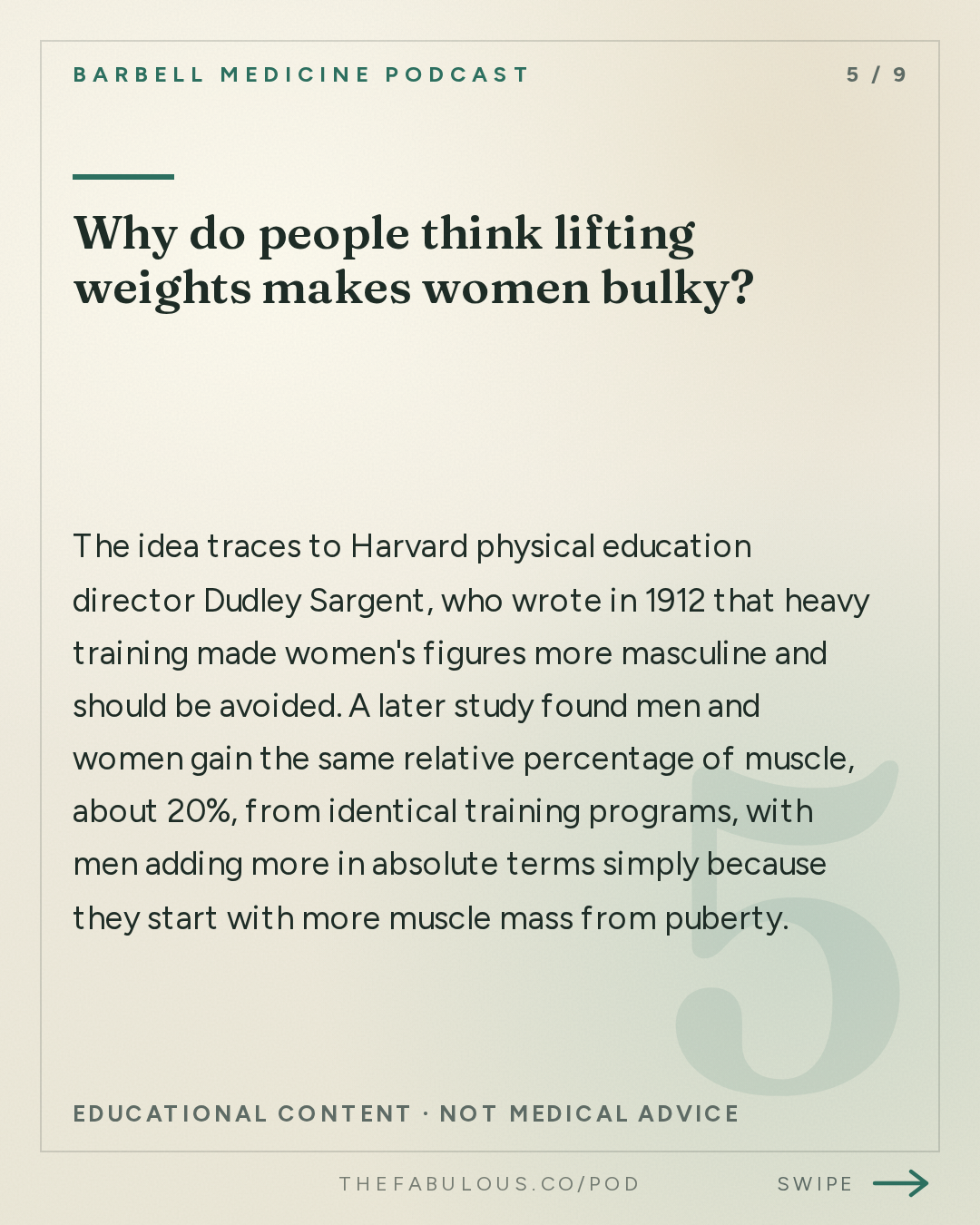 Why do people think lifting weights makes women bulky? — Barbell Medicine Podcast: Where did the advice to not lift heavy weights come from?