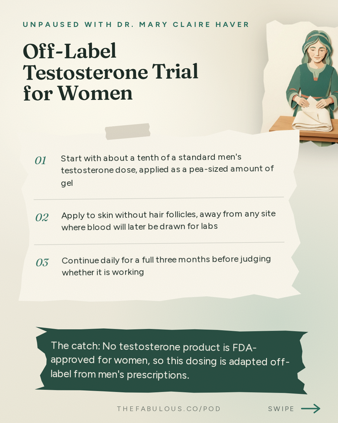 Off-Label Testosterone Trial for Women — unPAUSED with Dr. Mary Claire Haver: Women’s Health Issues Doctors Too Often Miss with CNN’s Pamela Brown