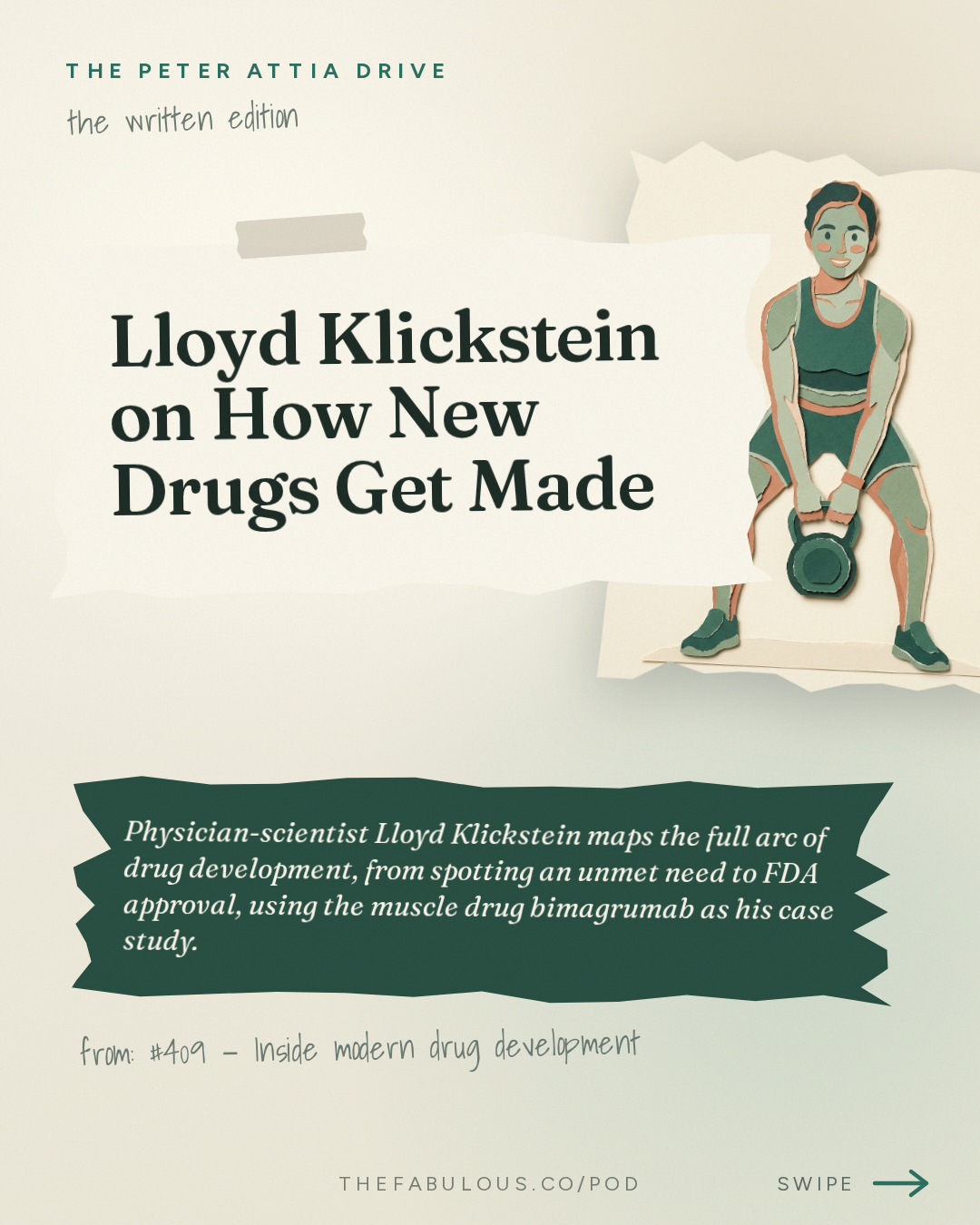 Lloyd Klickstein on How New Drugs Get Made — The Peter Attia Drive: #409 ‒ Inside modern drug development: the science, economics, and regulatory hurdles behind bringing new medicines to patients | Lloyd Klickstein, M.D., Ph.D.