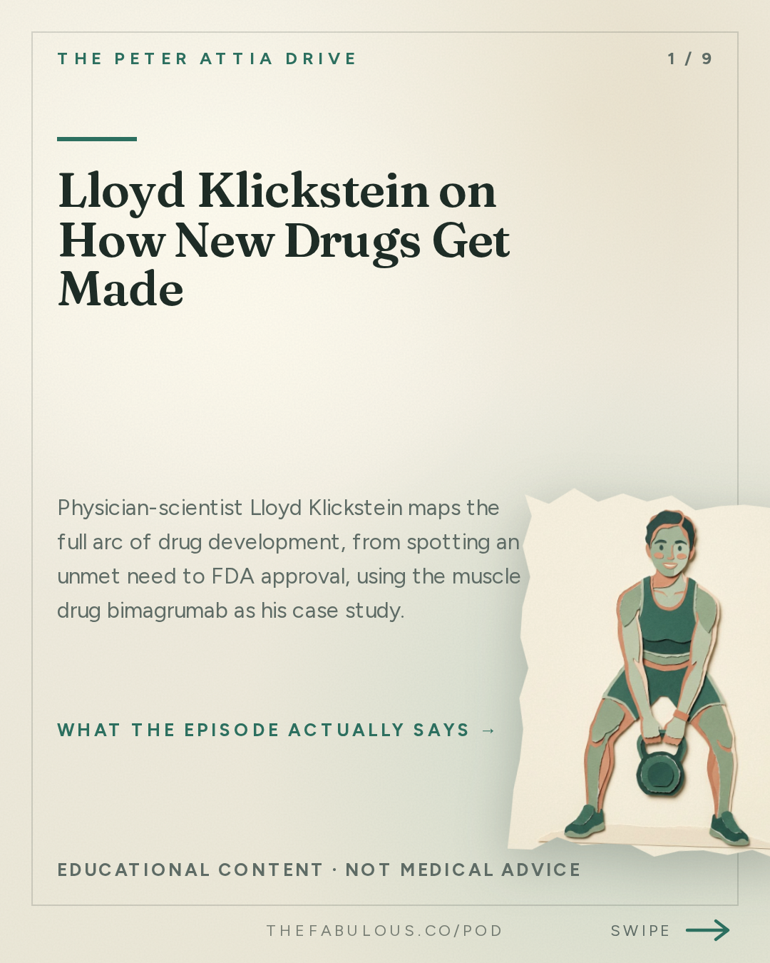 Lloyd Klickstein on How New Drugs Get Made — The Peter Attia Drive: #409 ‒ Inside modern drug development: the science, economics, and regulatory hurdles behind bringing new medicines to patients | Lloyd Klickstein, M.D., Ph.D.