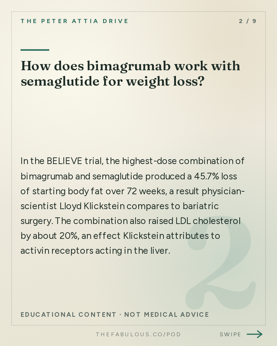 How does bimagrumab work with semaglutide for weight loss? — The Peter Attia Drive: #409 ‒ Inside modern drug development: the science, economics, and regulatory hurdles behind bringing new medicines to patients | Lloyd Klickstein, M.D., Ph.D.