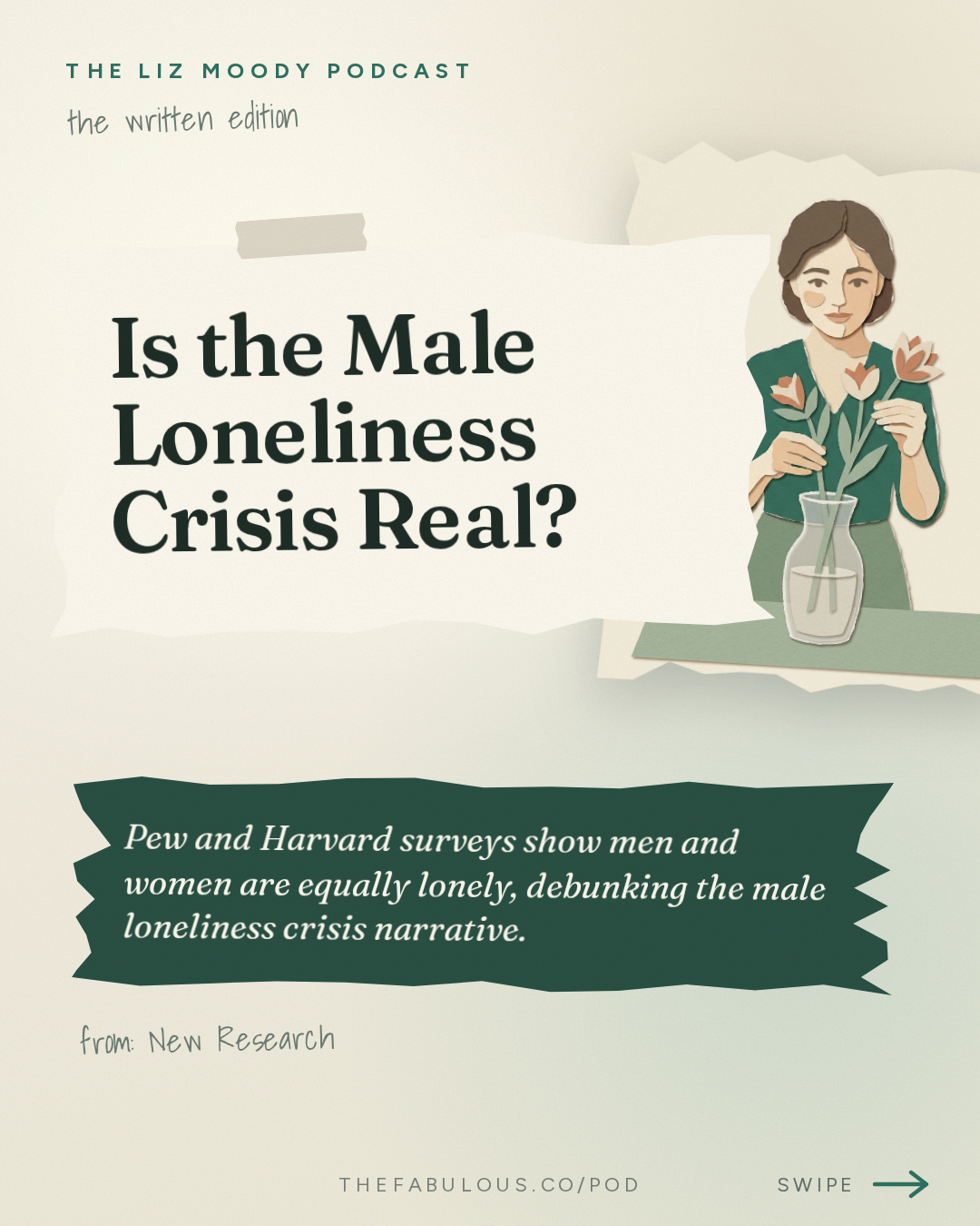 Is the Male Loneliness Crisis Real? — The Liz Moody Podcast: New Research: The Male Loneliness Crisis Is Fake & Mankeeping Is Burning You Out