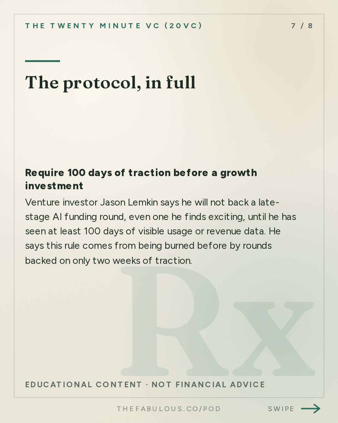 The protocol, in full — The Twenty Minute VC (20VC): Venture Capital | Startup Funding | The Pitch: 20VC: Anthropic Files S1 Ahead of $2TRN IPO | Instinct's Rumoured $30 Billion Fundraise | Microsoft Laysoff 27,000 While Meta Taps Equity Markets for $95 Billion Capex Spending Spree