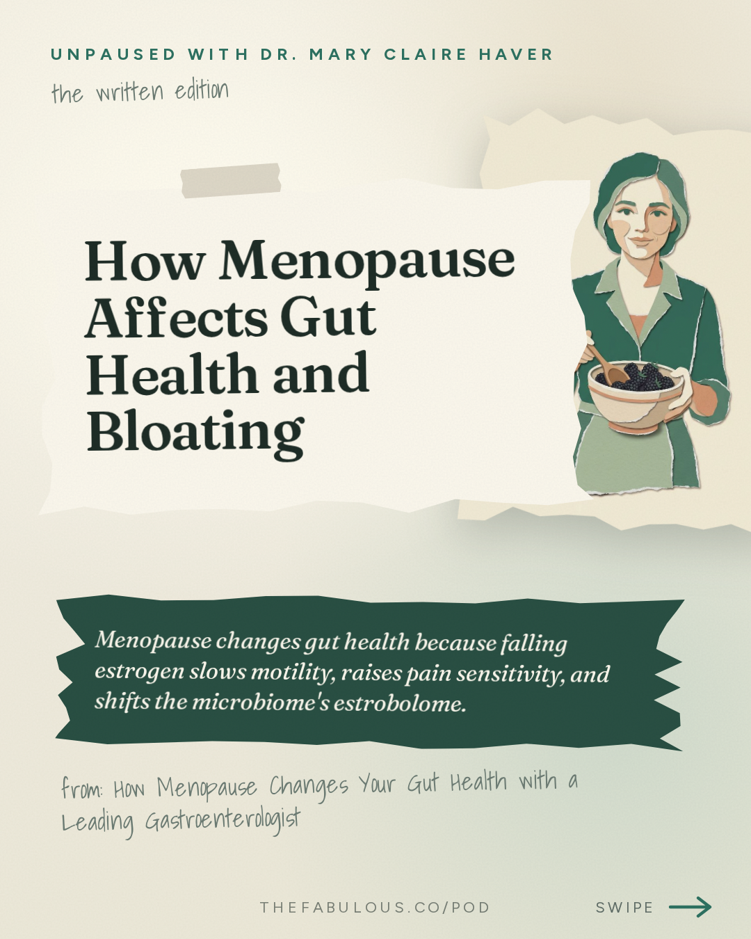How Menopause Affects Gut Health and Bloating — unPAUSED with Dr. Mary Claire Haver: How Menopause Changes Your Gut Health with a Leading Gastroenterologist
