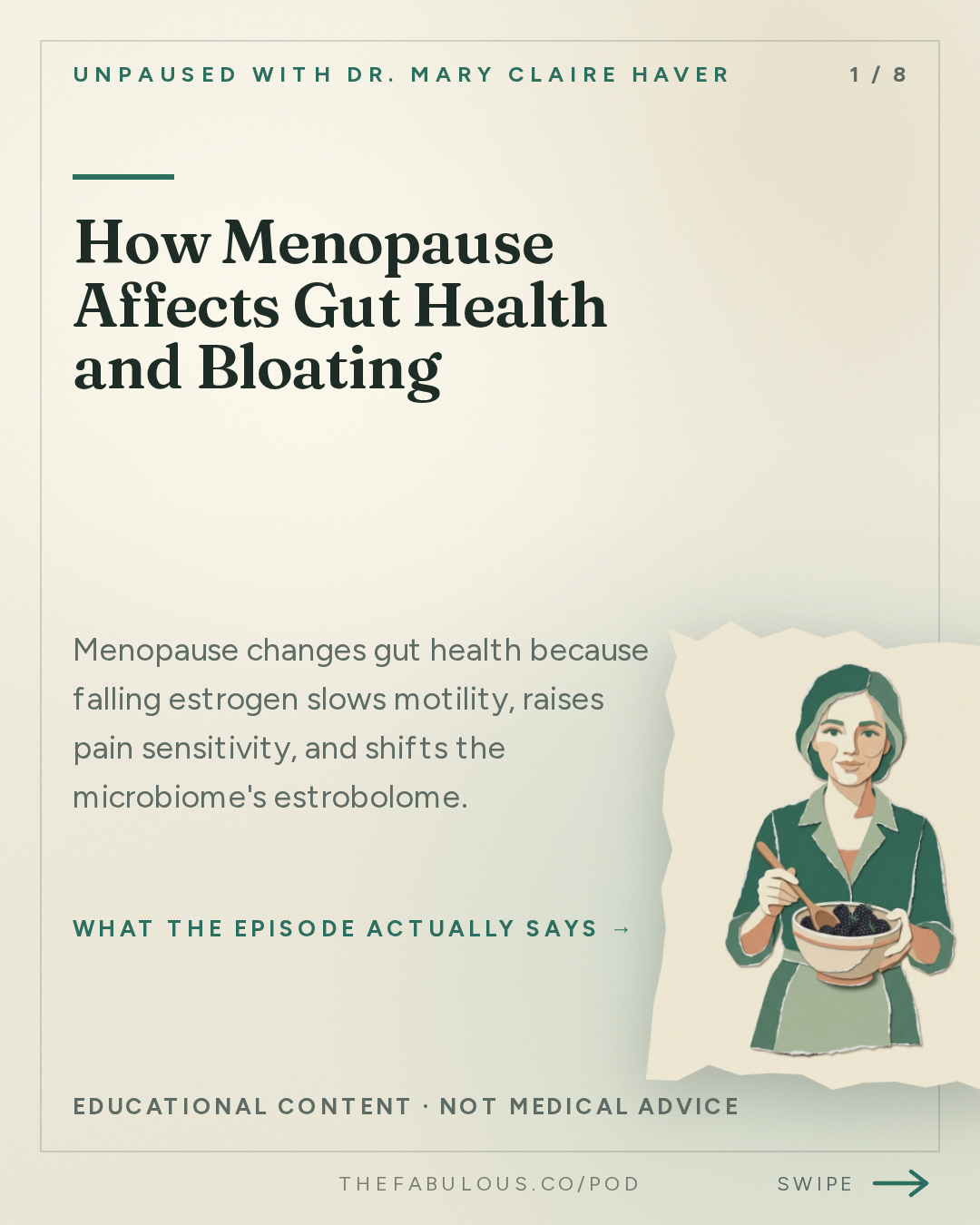 How Menopause Affects Gut Health and Bloating — unPAUSED with Dr. Mary Claire Haver: How Menopause Changes Your Gut Health with a Leading Gastroenterologist