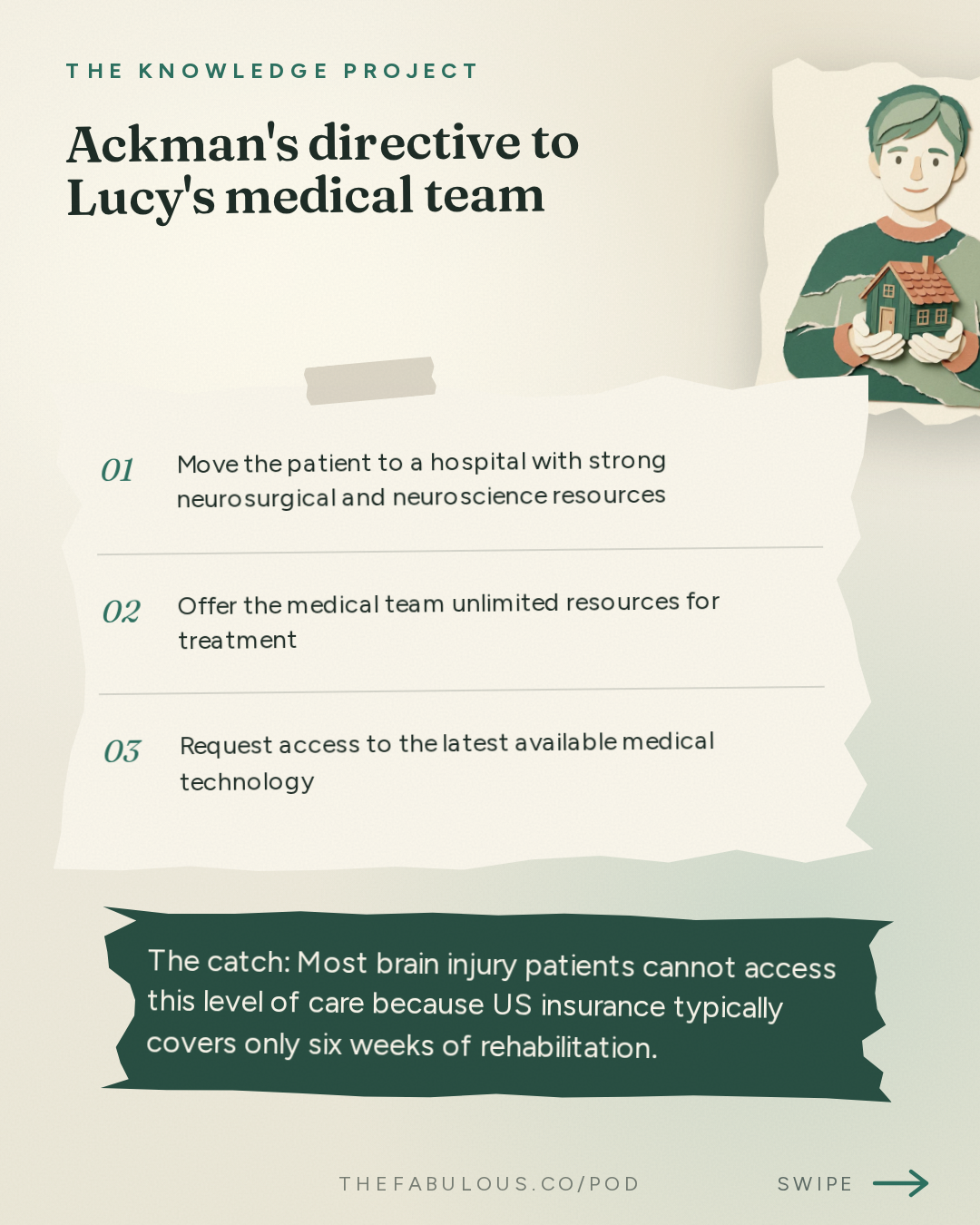 Ackman's directive to Lucy's medical team — The Knowledge Project: Bill Ackman: The Biggest Fight of His Life