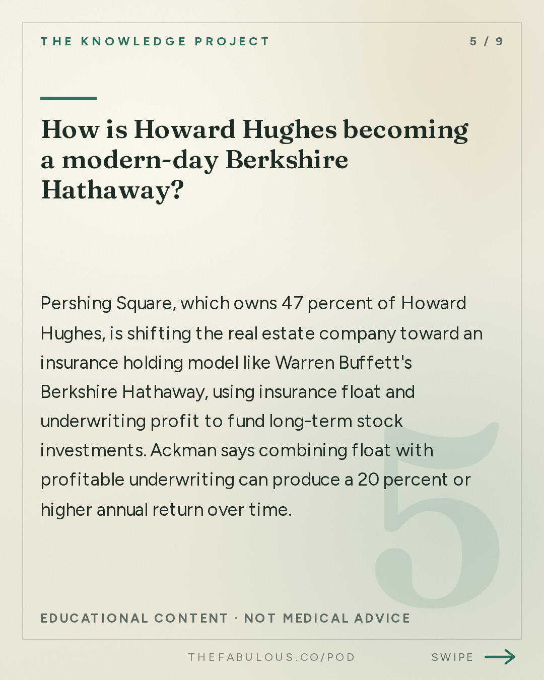 How is Howard Hughes becoming a modern-day Berkshire Hathaway? — The Knowledge Project: Bill Ackman: The Biggest Fight of His Life