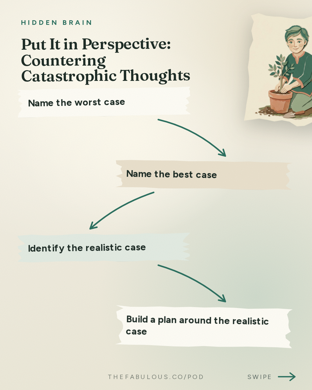 Put It in Perspective: Countering Catastrophic Thoughts — Hidden Brain: How to Make a Difference: Part 2