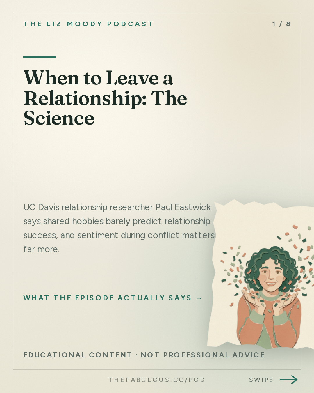 When to Leave a Relationship: The Science — The Liz Moody Podcast: Relationship Expert's Brutally Honest Takes On YOUR Juiciest Confessions