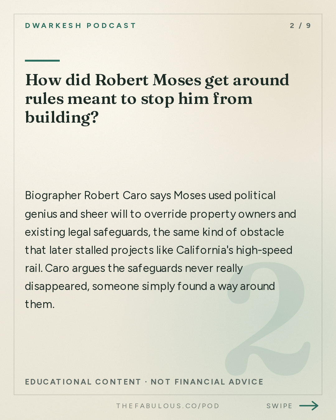 How did Robert Moses get around rules meant to stop him from building? — Dwarkesh Podcast: Robert Caro – The master biographer reflects at 91