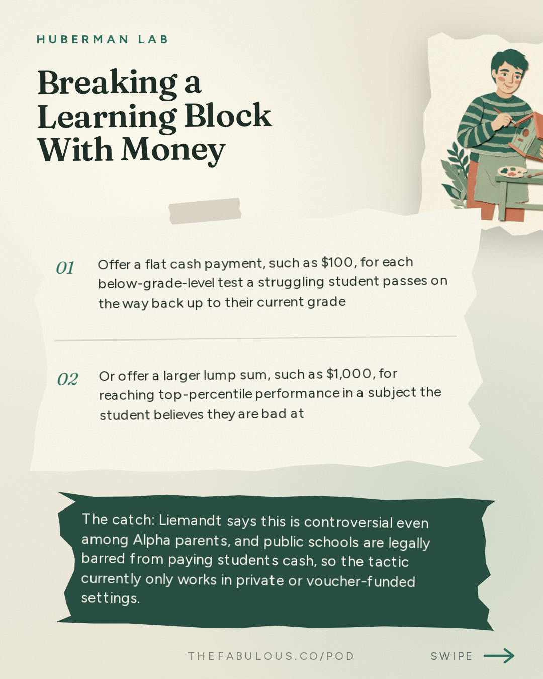 Breaking a Learning Block With Money — Huberman Lab: How to Accelerate Learning & Improve Education | Joe Liemandt