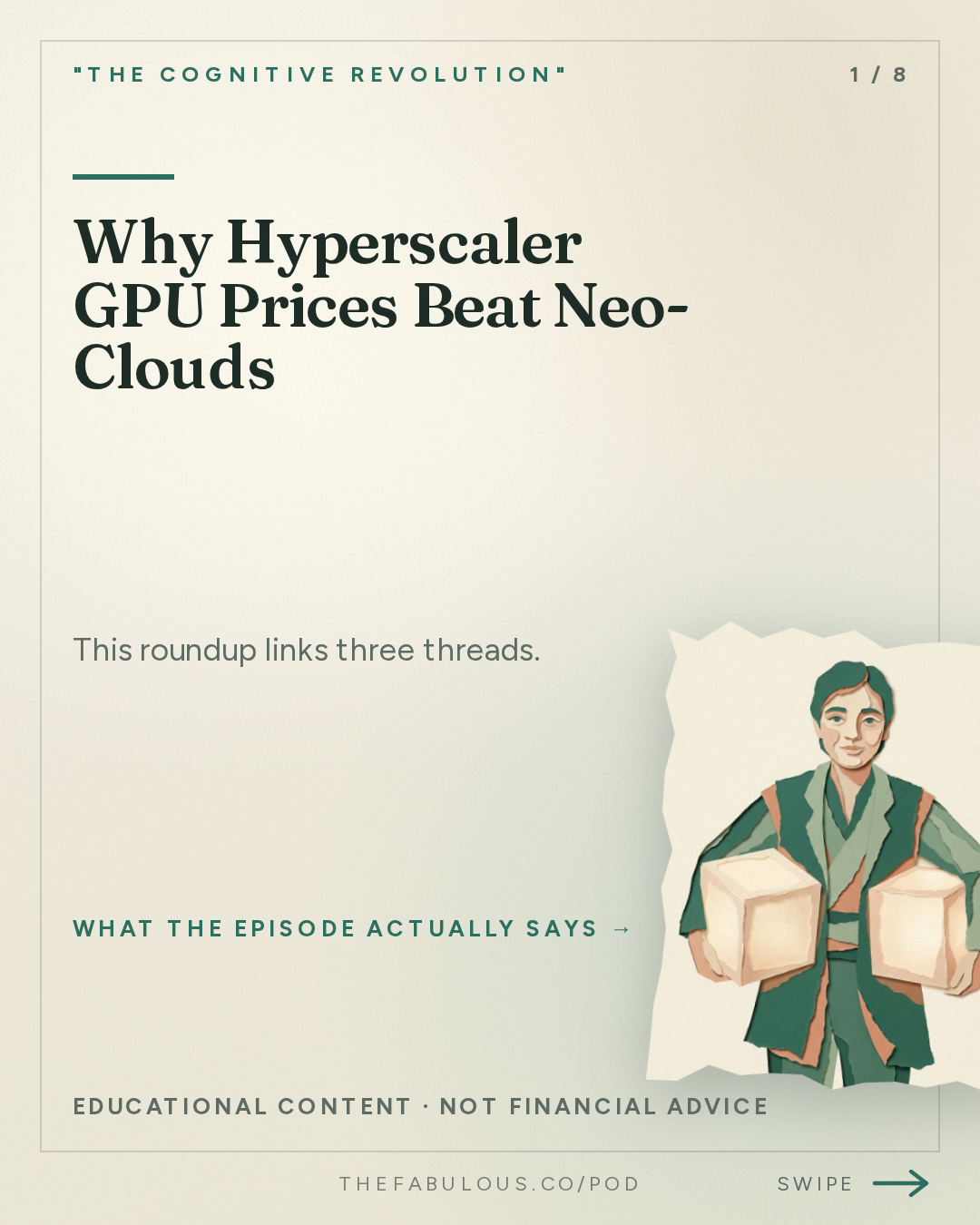 Why Hyperscaler GPU Prices Beat Neo-Clouds — "The Cognitive Revolution" : AI:AM: Was Trump-Xi Anything? What Counts as Utopia? + AWS GPUs Cost 3X & AI Diagnoses Rare Diseases