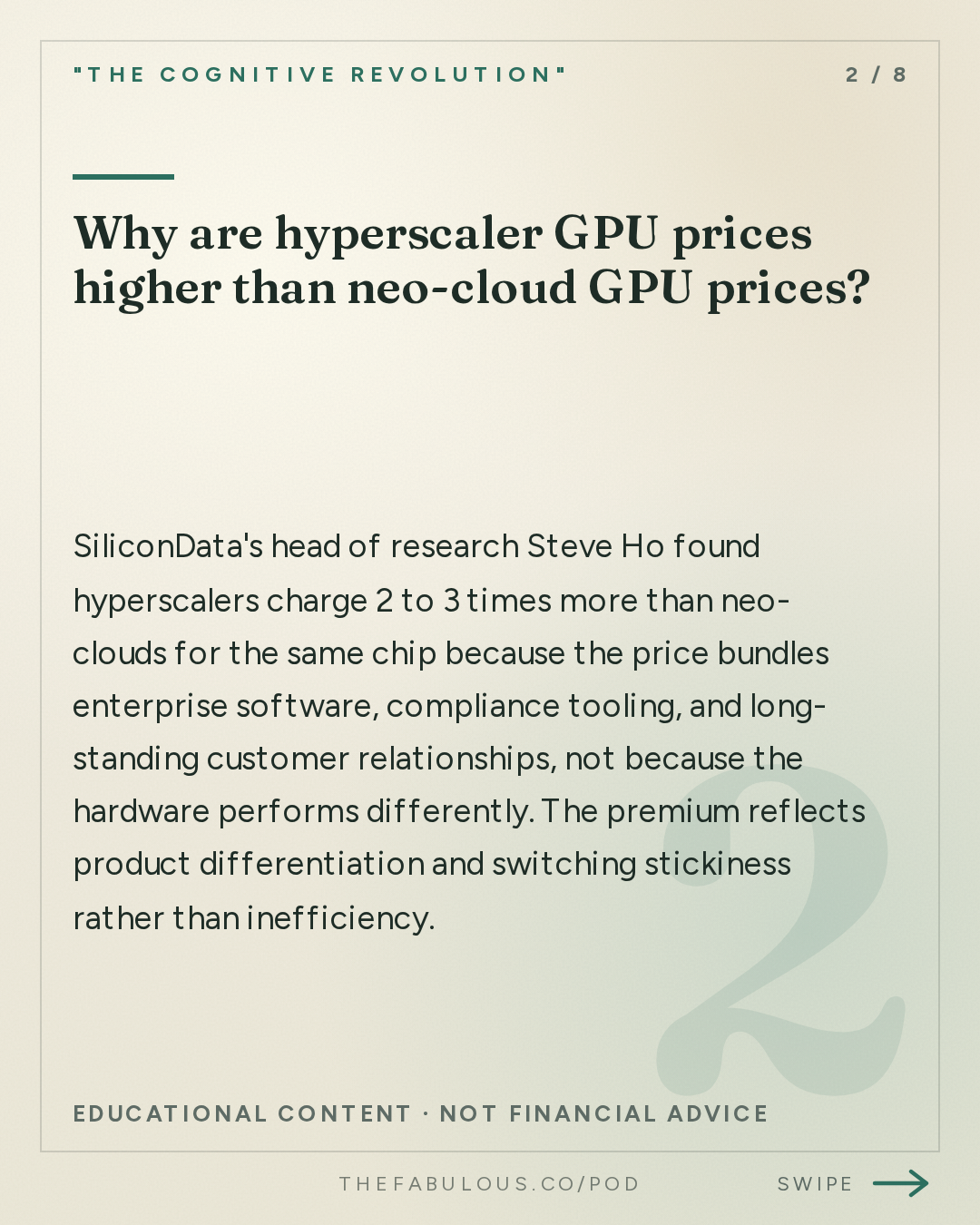 Why are hyperscaler GPU prices higher than neo-cloud GPU prices? — "The Cognitive Revolution" : AI:AM: Was Trump-Xi Anything? What Counts as Utopia? + AWS GPUs Cost 3X & AI Diagnoses Rare Diseases
