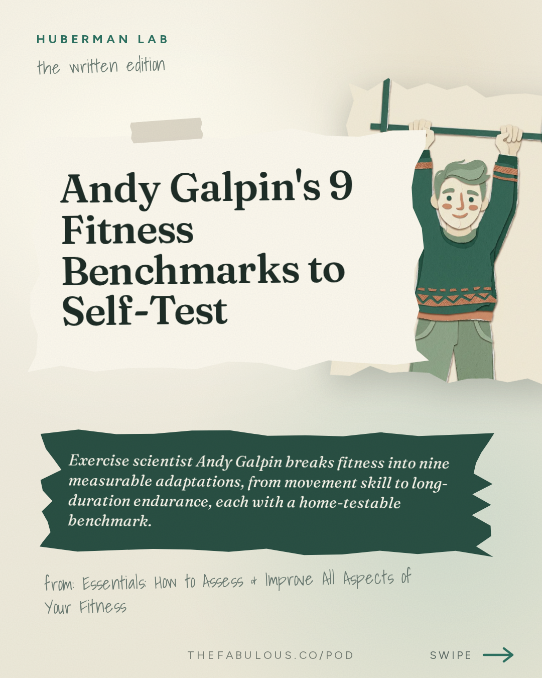 Andy Galpin's 9 Fitness Benchmarks to Self-Test — Huberman Lab: Essentials: How to Assess & Improve All Aspects of Your Fitness | Dr. Andy Galpin