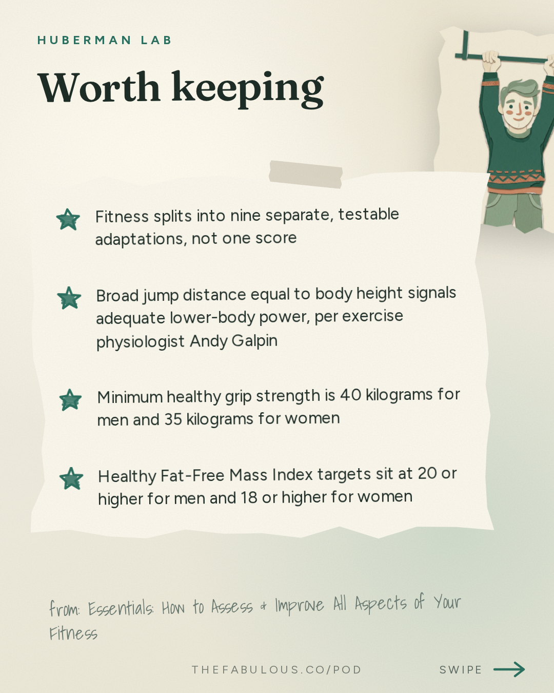 Worth keeping — Huberman Lab: Essentials: How to Assess & Improve All Aspects of Your Fitness | Dr. Andy Galpin