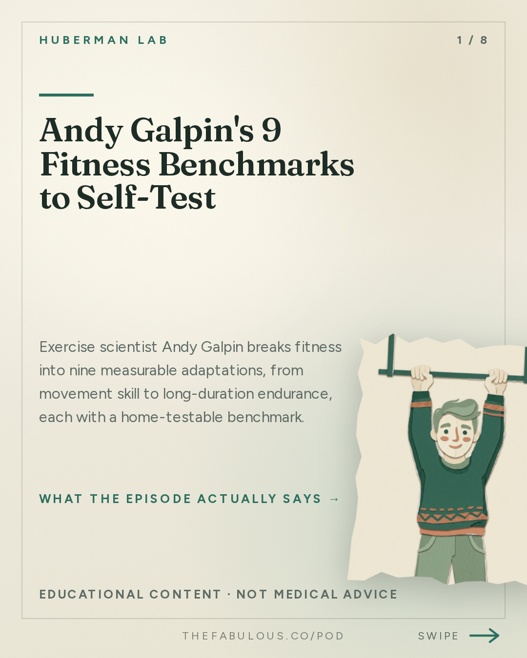 Andy Galpin's 9 Fitness Benchmarks to Self-Test — Huberman Lab: Essentials: How to Assess & Improve All Aspects of Your Fitness | Dr. Andy Galpin