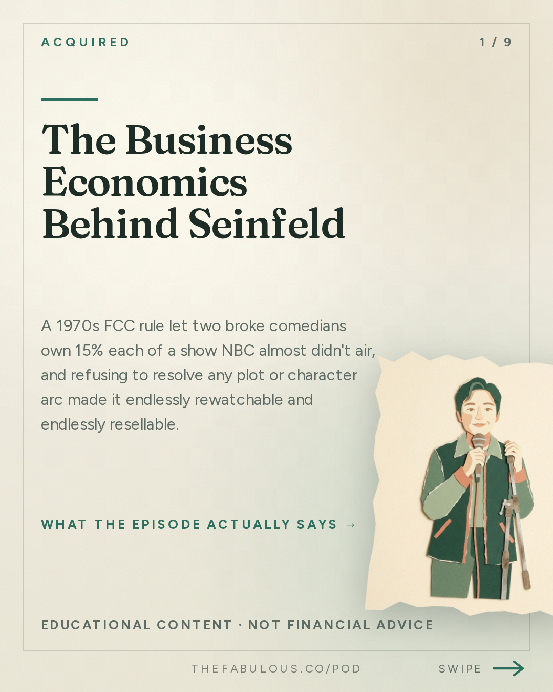 The Business Economics Behind Seinfeld — Acquired: Seinfeld