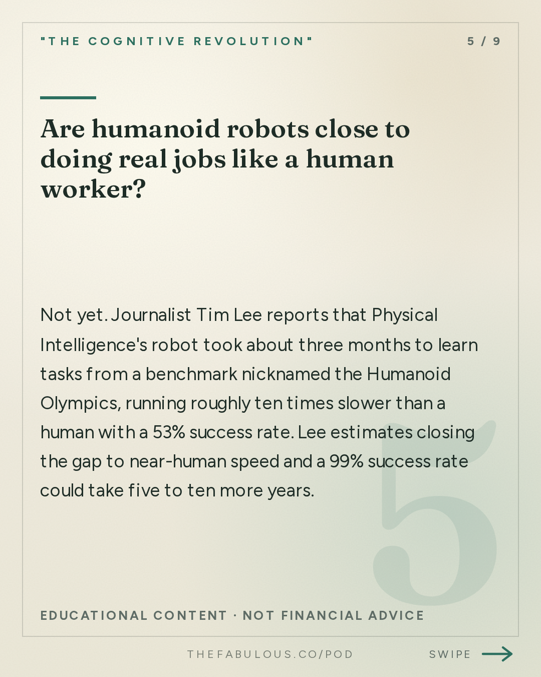 Are humanoid robots close to doing real jobs like a human worker? — "The Cognitive Revolution" : AI:AM Highlights: Welcome to the AGI Era