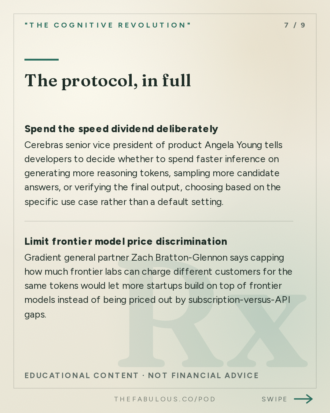 The protocol, in full — "The Cognitive Revolution" : AI:AM Highlights: Welcome to the AGI Era