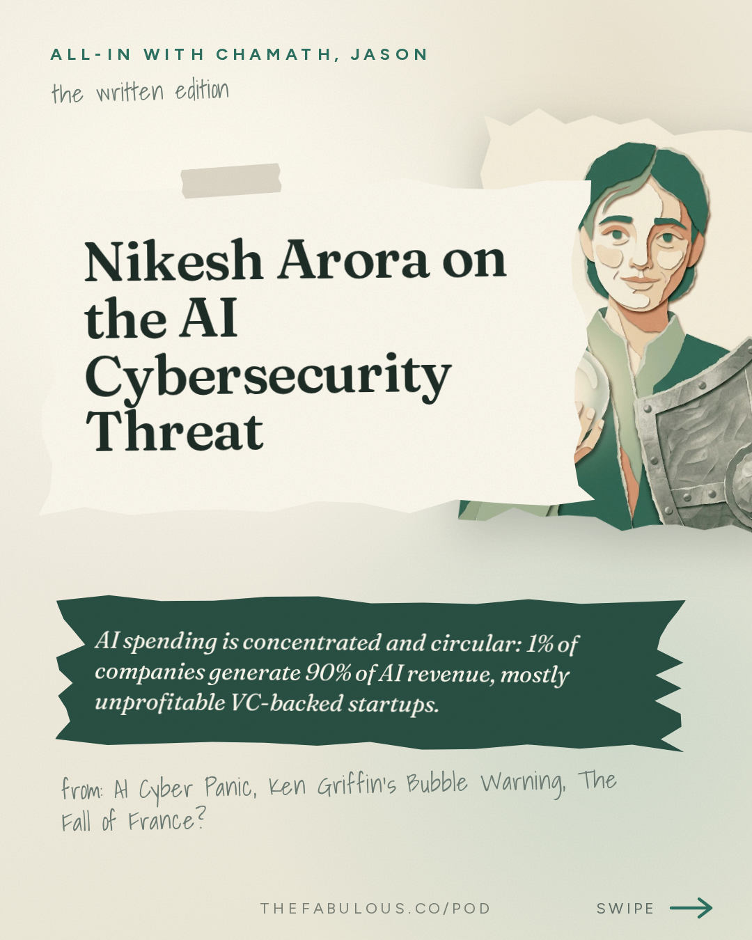Nikesh Arora on the AI Cybersecurity Threat — All-In with Chamath, Jason, Sacks & Friedberg: AI Cyber Panic, Ken Griffin's Bubble Warning, The Fall of France?