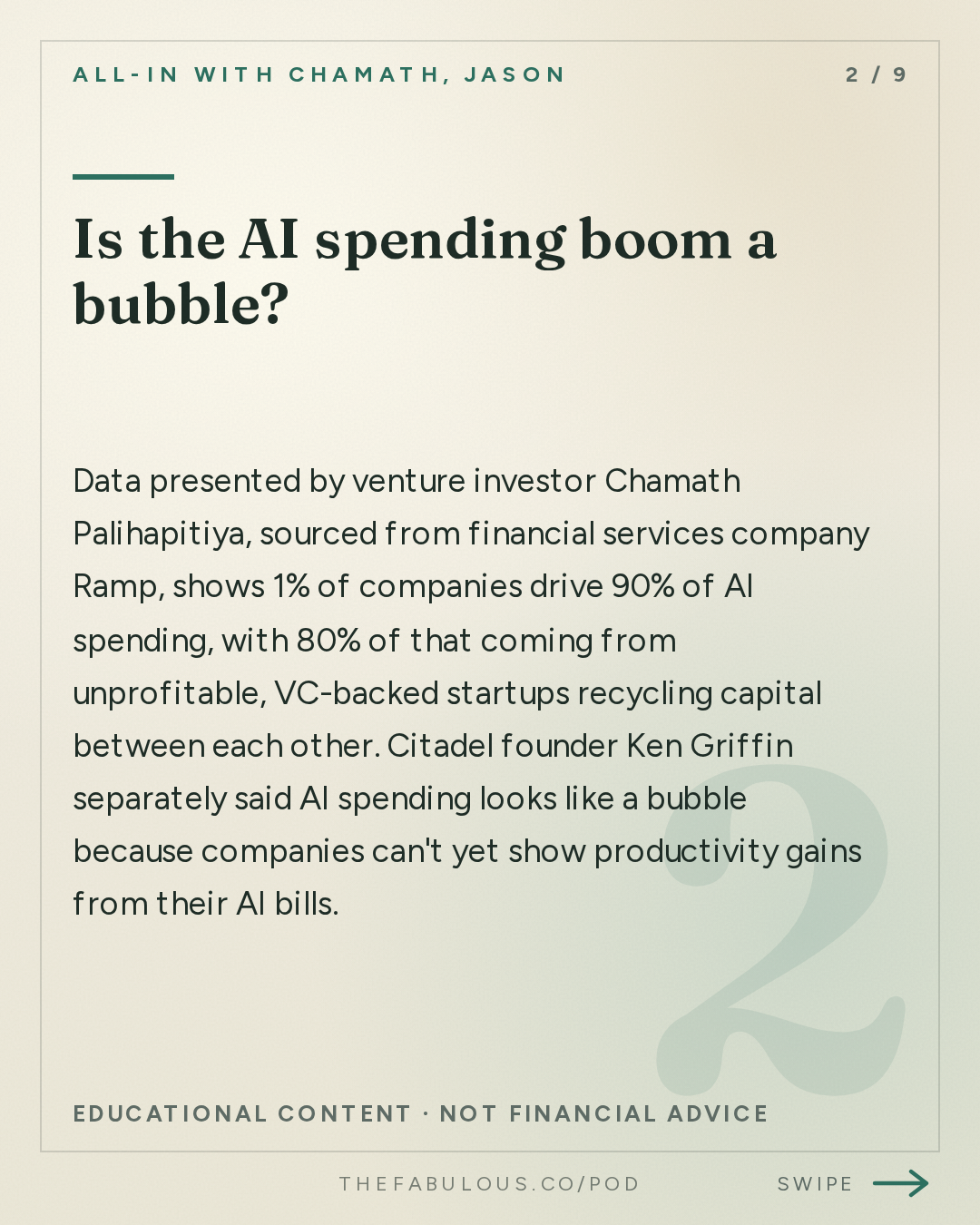 Is the AI spending boom a bubble? — All-In with Chamath, Jason, Sacks & Friedberg: AI Cyber Panic, Ken Griffin's Bubble Warning, The Fall of France?