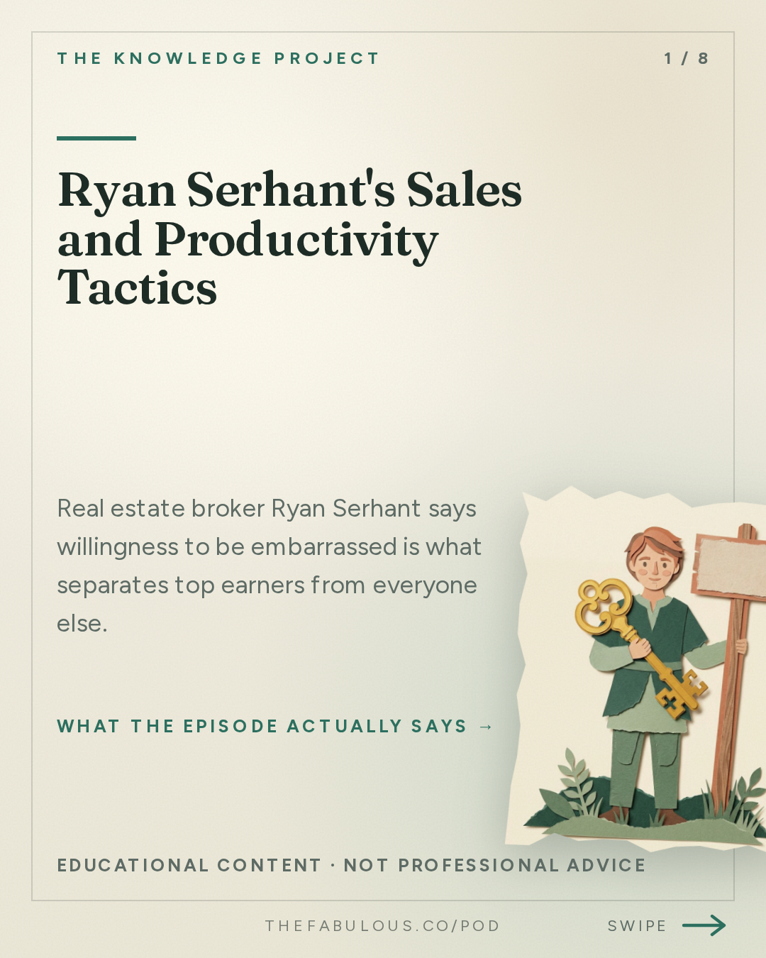 Ryan Serhant's Sales and Productivity Tactics — The Knowledge Project: How to Get People to Say Yes | Ryan Serhant