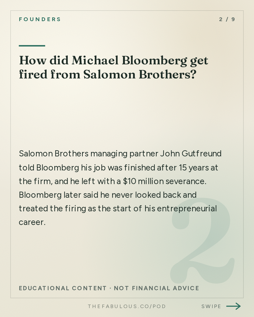 How did Michael Bloomberg get fired from Salomon Brothers? — Founders: How Michael Bloomberg Works