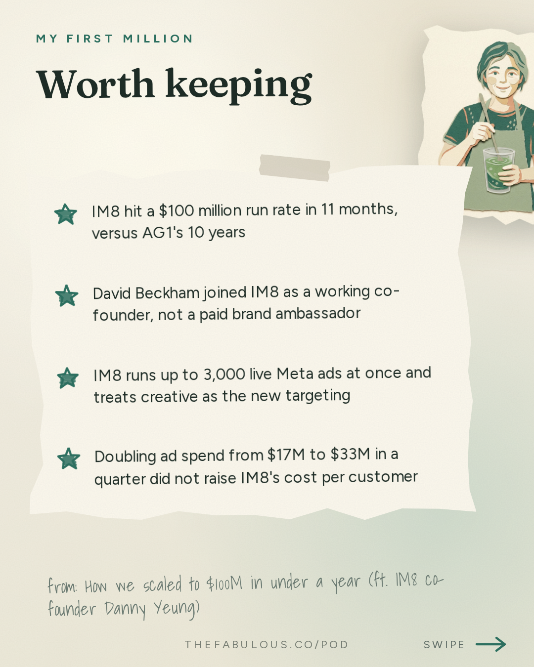 Worth keeping — My First Million: How we scaled to $100M in under a year (ft. IM8 co-founder Danny Yeung)