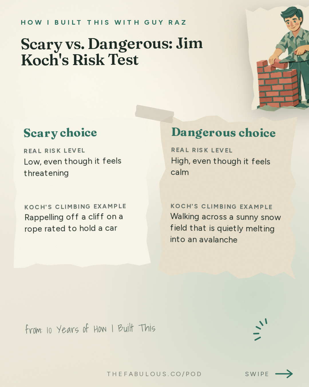 Scary vs. Dangerous: Jim Koch's Risk Test — How I Built This with Guy Raz: 10 Years of How I Built This: A Decade of Innovation, Risk and Reinvention